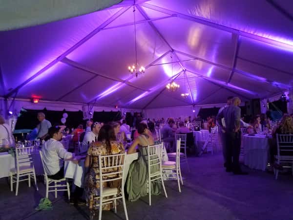 Tent Reception with Uplighting
