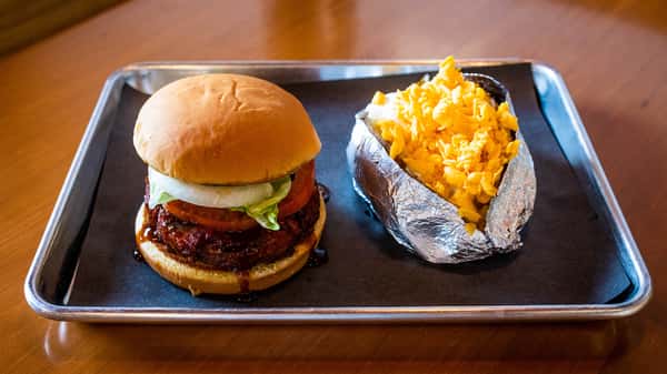 Smokey Burger Plate