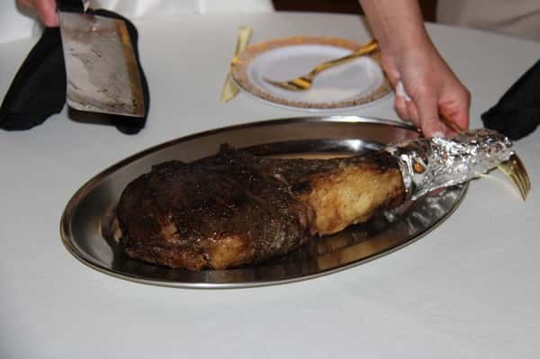 turkey leg on plate