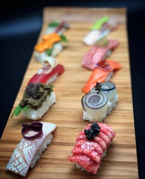 Sashimi Platter vertical