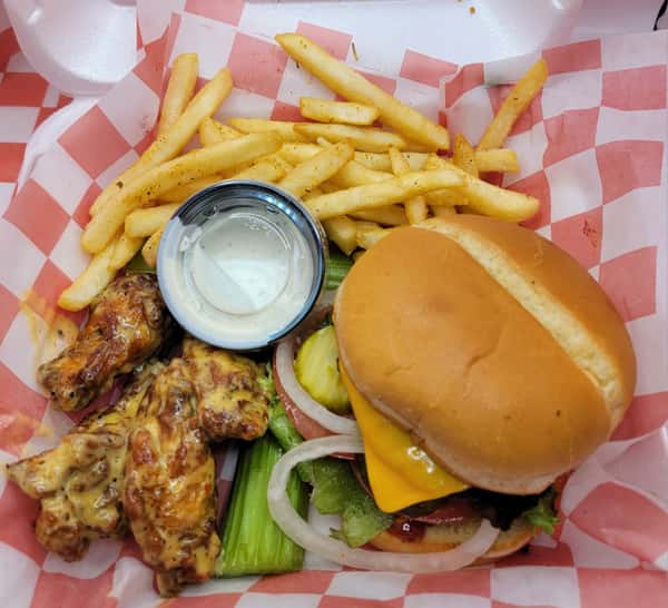 Wingette Burger Meal