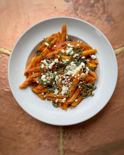 pasta with red sauce
