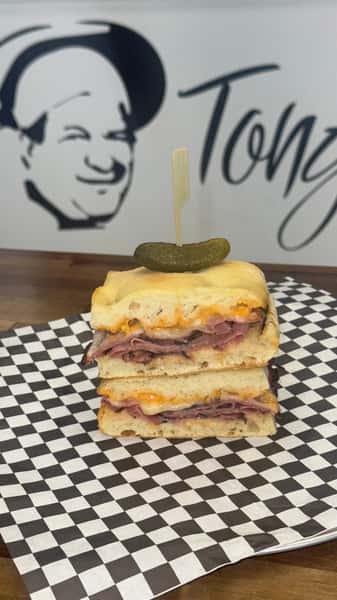 Italian American Pastrami panni