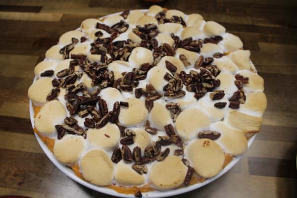 Whipped sweet potato casserole