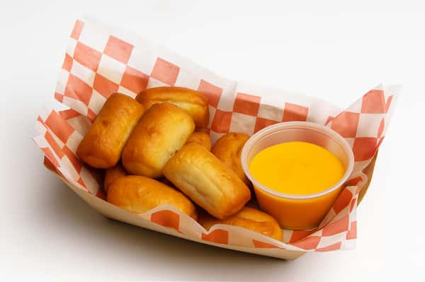 Pretzel Bites (12) + Warm Nacho Cheese