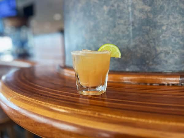 Raspberry Passionfruit Tequila Sour
