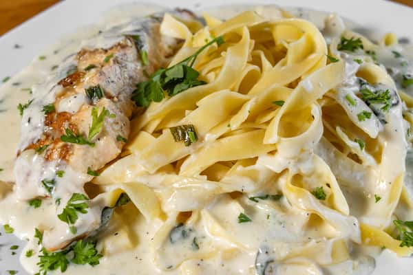 Salmon Alfredo