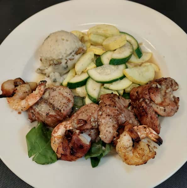 Pork Tenderloin 3 Bacon Wraps Shrimp