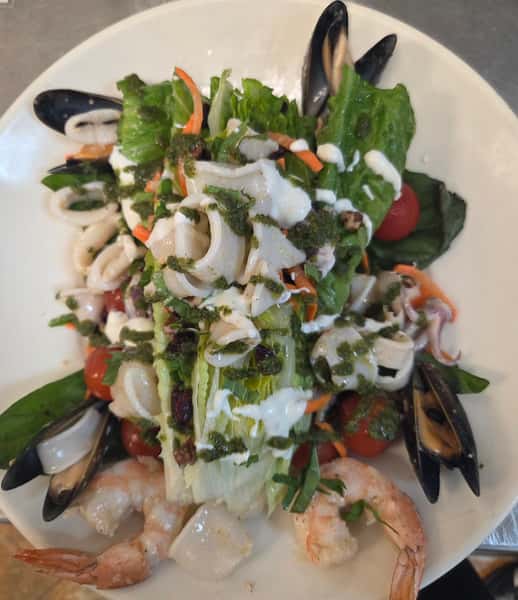 Wedge Romaine Seafood Salad