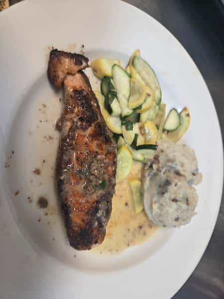Seared Blackened Atlanta Salmon