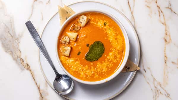 Roasted Tomato Basil Soup