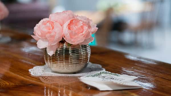 event setup flowers