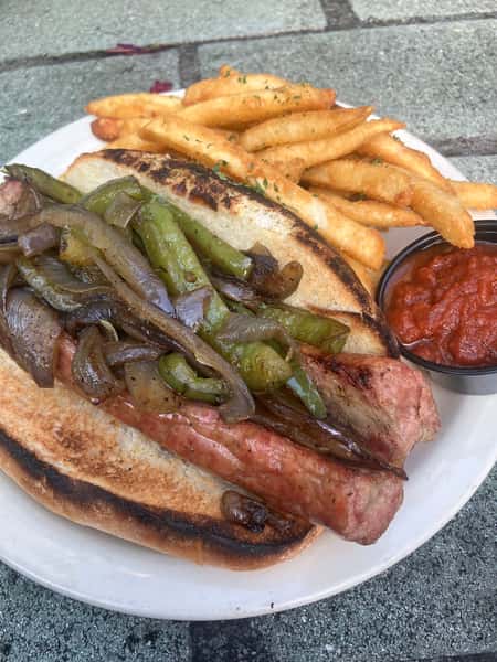 Smoked Italian Sausage Sandwich