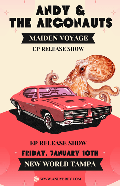 Andy & The Argonauts, The Rebekah Pulley Twosome, and Joshua Reilly