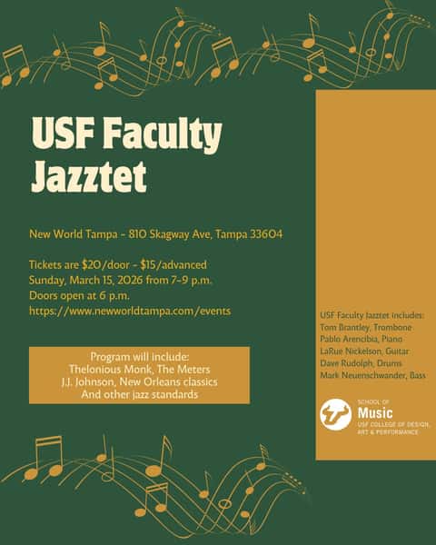 USF Faculty Jazztet in Green and Gold
