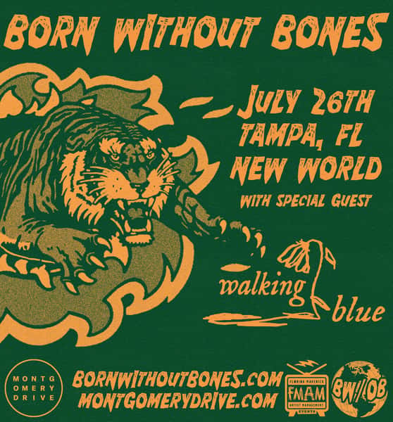Born Without Bones and Walking Blue @ New World Music Hall