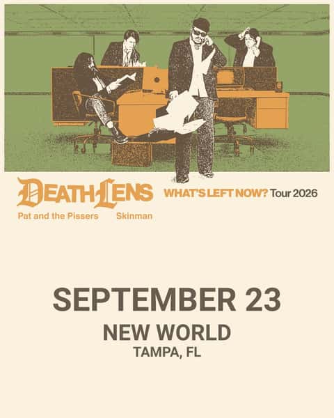 Death Lens, Pat & The Pissers, and Skinman @ New World Music Hall