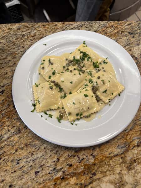 Lobster Ravioli with Shrimp