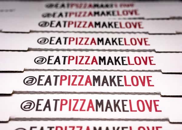 boxes eat pizza make love
