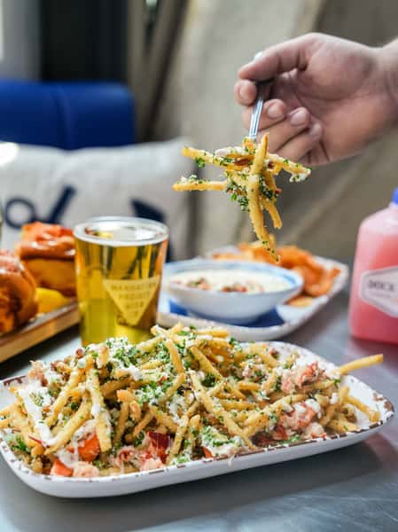 Lobster Fries taste better when it's almost the weekend 🦞🍟
