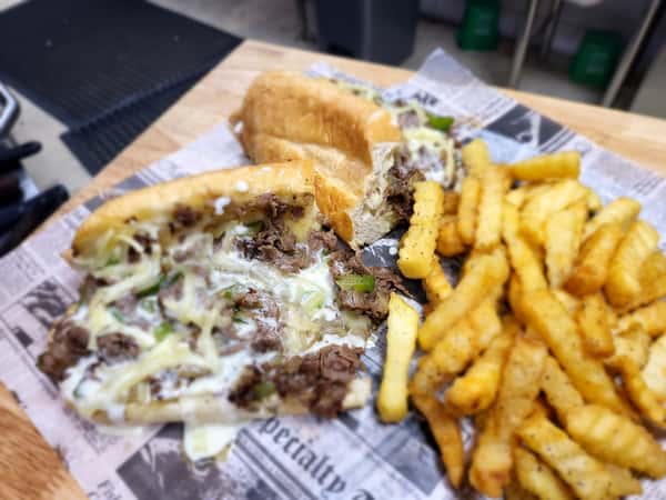 Philly Cheese Steak Wings & Steaks!! Fries Above the Rest Fast