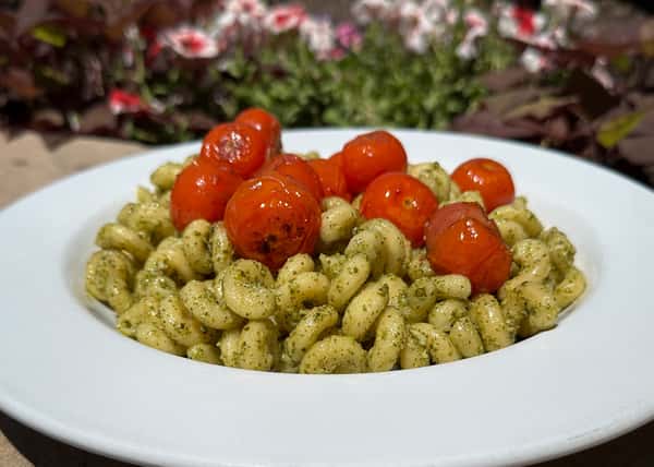 Rotating Vegetarian Special: Goat Cheese Pesto Pasta