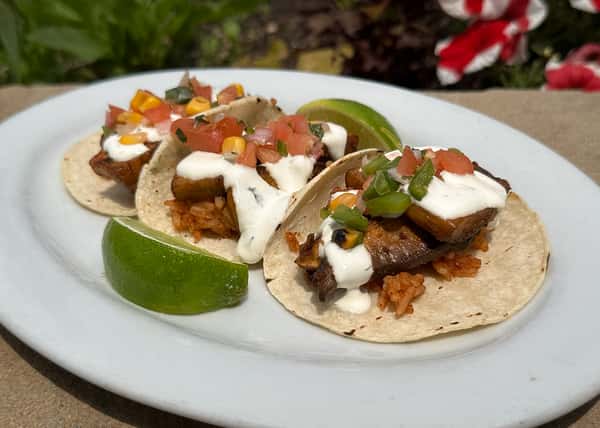 Portabella Tacos (July Vegetarian Special)
