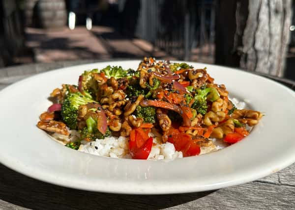 Walnut Broccoli Stir Fry