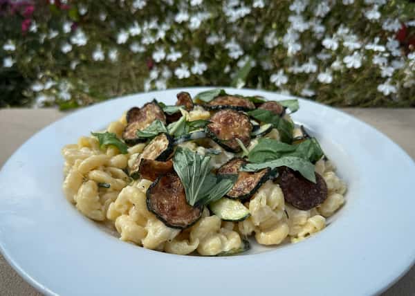 Rotating Vegetarian Special: Zucchini Pasta Alfredo