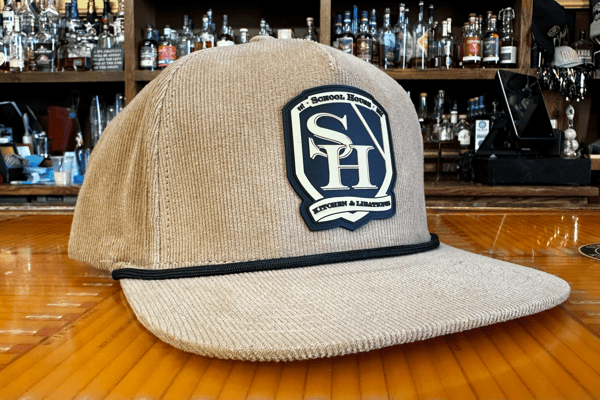 Tan Corduroy Hat w/ Logo