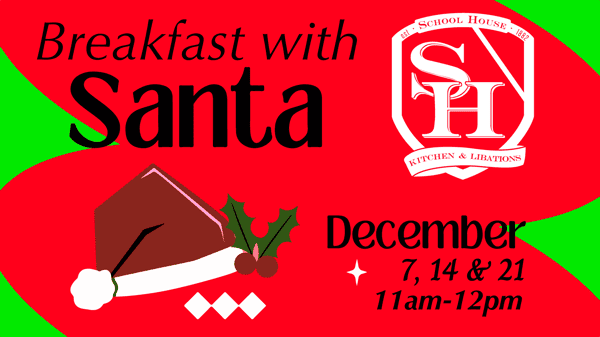 Breakfast with Santa - December 7, 14, 21, 11am-12pm
