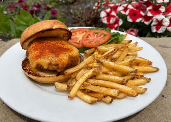 Nashville Hot Chicken Burger (July Burger of the Month)