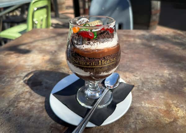 Dirt and Worms Chocolate Trifle