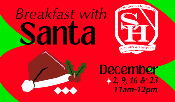 Breakfast with Santa event image with dates