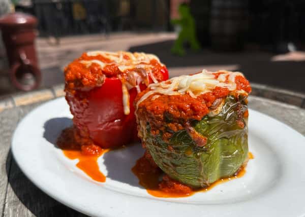 July Vegetarian Special: Veggie Stuffed Peppers