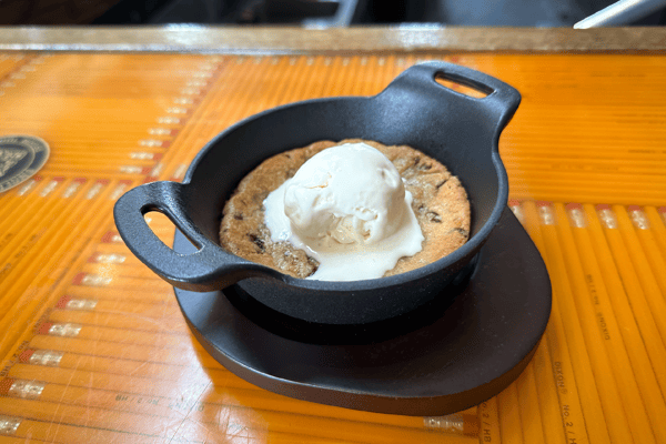 Chocolate Chip Skillet Cookie w/ Ice Cream