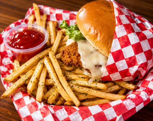 Crispy Chicken Tender Burger