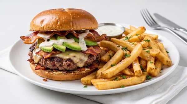 Sammy's 50/50 Burger