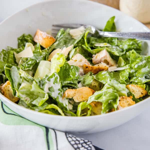 Traditional Chicken Caesar Salad