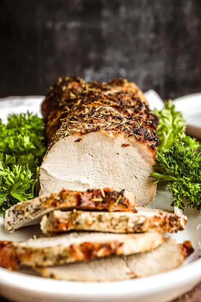 Herb Roasted Pork Loin Buffet
