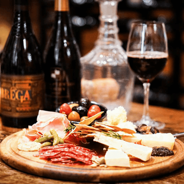 wine and cheese