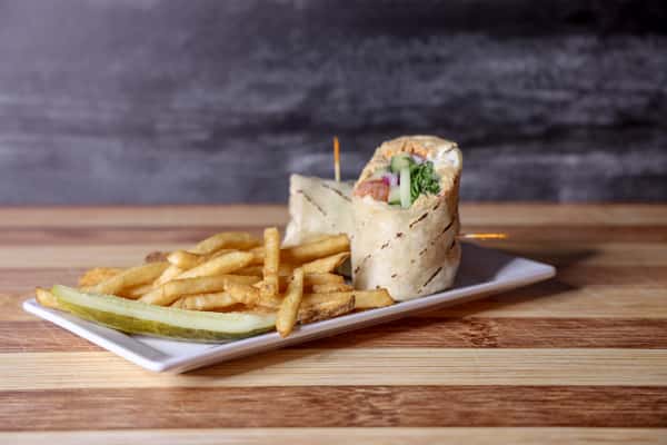 Mediterranean Veggie Wrap