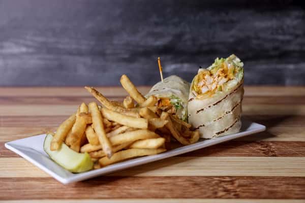 Buffalo Chicken Caesar Wrap