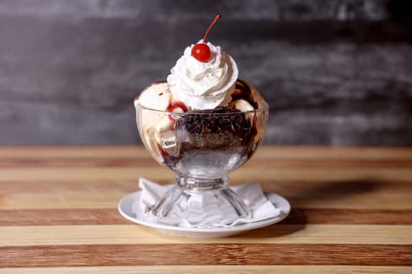 Decadent Chocolate Brownie Explosion Sundae