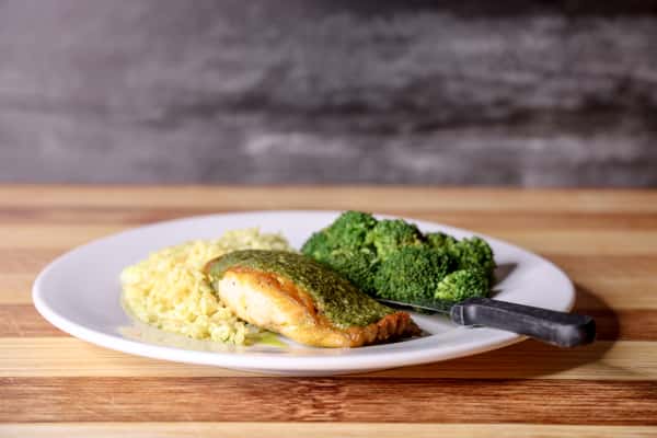 Pesto Crusted Atlantic Salmon*