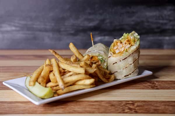 Buffalo Chicken Caesar Wrap