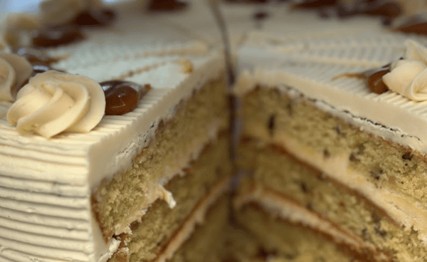 Bananas Foster Layered Cake