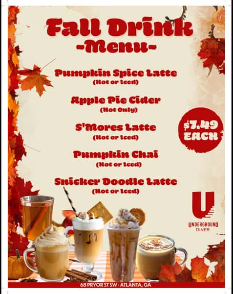 Coffee Menu