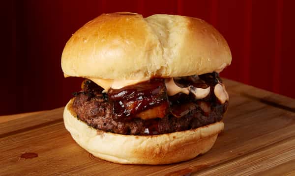 Burger with onion