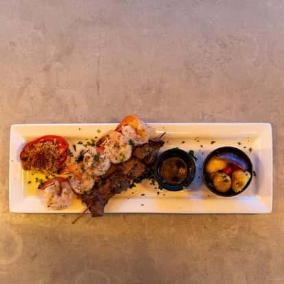 steak and shrimp
